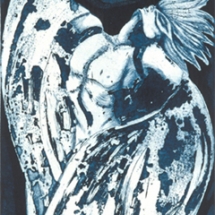  Berlin’s Angel — etching — 5” x 15.5” — 2002 — $ 350
