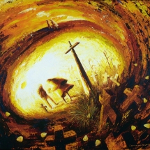 Eternal Cycle — Oil and bee wax on linen — 36” x 36” — 1998 — $4,000