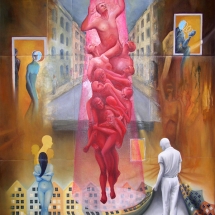 The I, the Them and the Me — Oil on canvas — 36” x48” — 2006 — $8,000